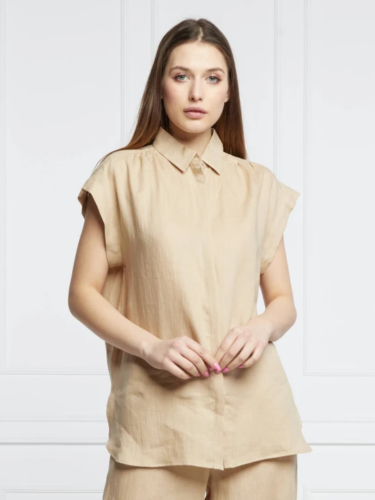 Zdjęcie produktu Marella SPORT Lniana koszula INCLUSO | Relaxed fit beżowy