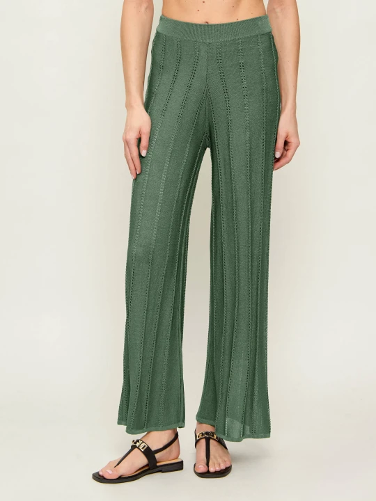 Zdjęcie produktu Marella SPORT Spodnie dzianinowe MLMTILDE | Relaxed fit zielony
