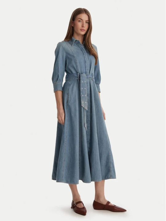 Zdjęcie produktu Marella Sukienka jeansowa Giambo 2613221024 Niebieski Regular Fit