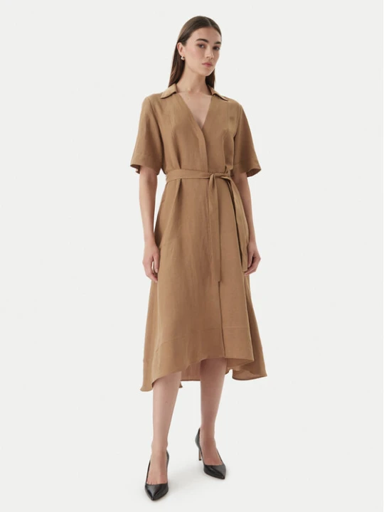 Zdjęcie produktu Marella Sukienka koszulowa Detto 2615221082 Brązowy Regular Fit