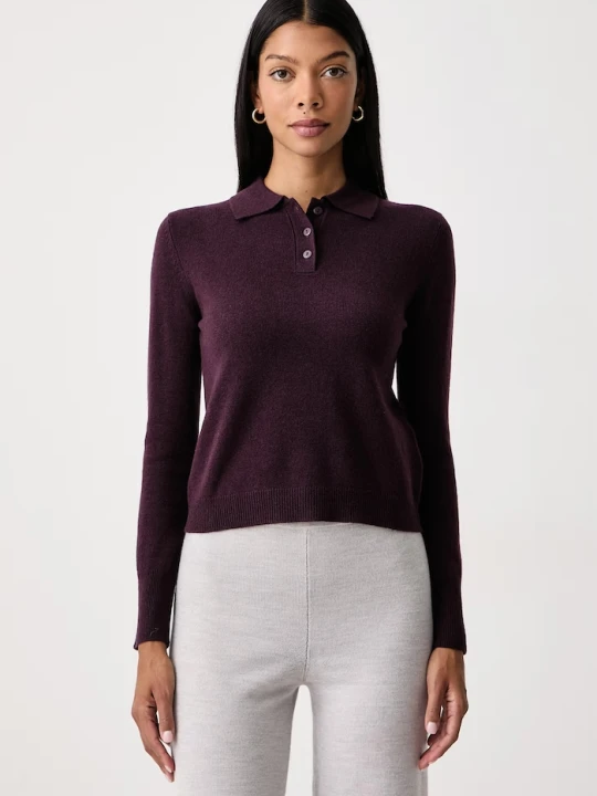 Zdjęcie produktu Marella sweter damski wełniany Emme by fioletowy