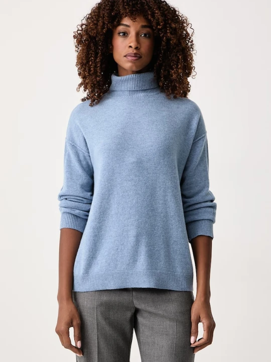 Zdjęcie produktu Marella sweter damski wełniany Emme by niebieski