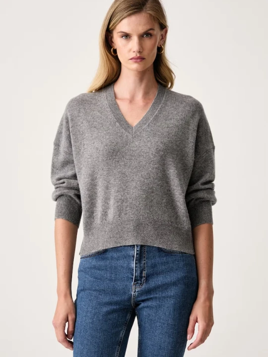 Zdjęcie produktu Marella sweter damski wełniany MLSEDITORE szary