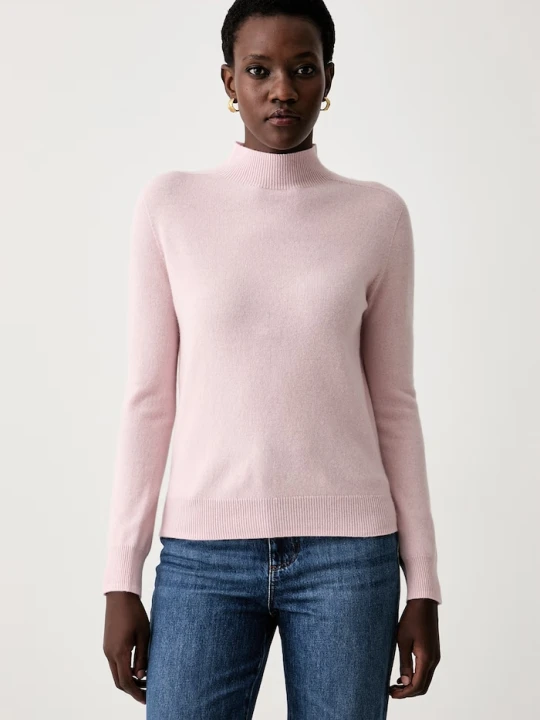 Zdjęcie produktu Marella sweter damski z dodatkiem kaszmiru Emme by Marella różowy