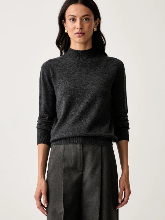 Zdjęcie produktu Marella sweter damski z dodatkiem kaszmiru Emme by Marella szary