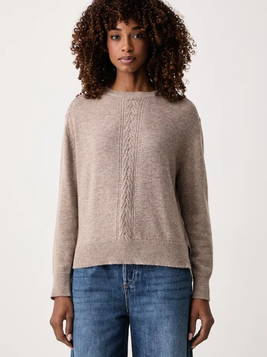 Zdjęcie produktu Marella sweter damski z wełną Emme by beżowy