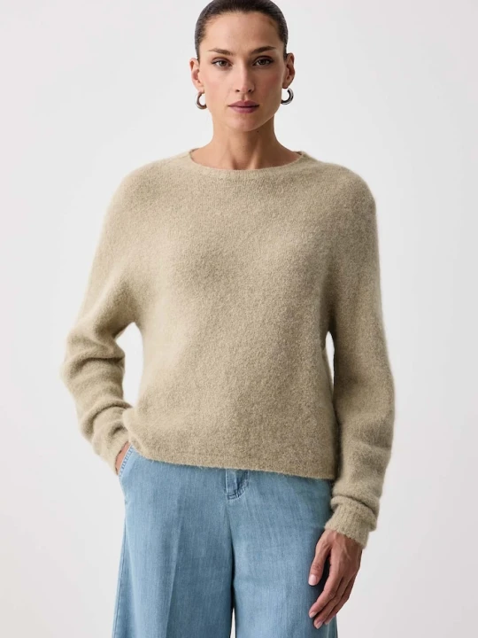 Zdjęcie produktu Marella sweter damski z wełną MLLGIUNCO beżowy