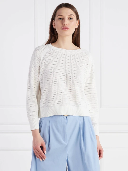 Zdjęcie produktu Marella Sweter LELIA | Regular Fit biały