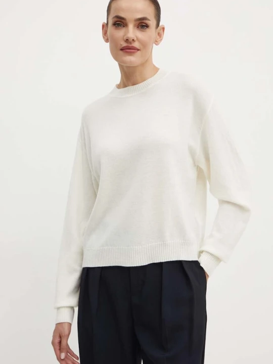 Zdjęcie produktu Marella sweter wełniany beżowy