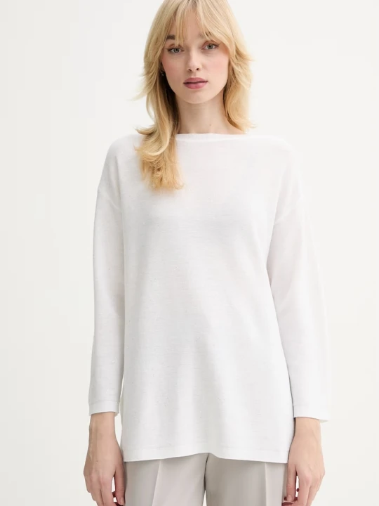 Zdjęcie produktu Marella sweter z domieszką wełny Emme by Marella beżowy