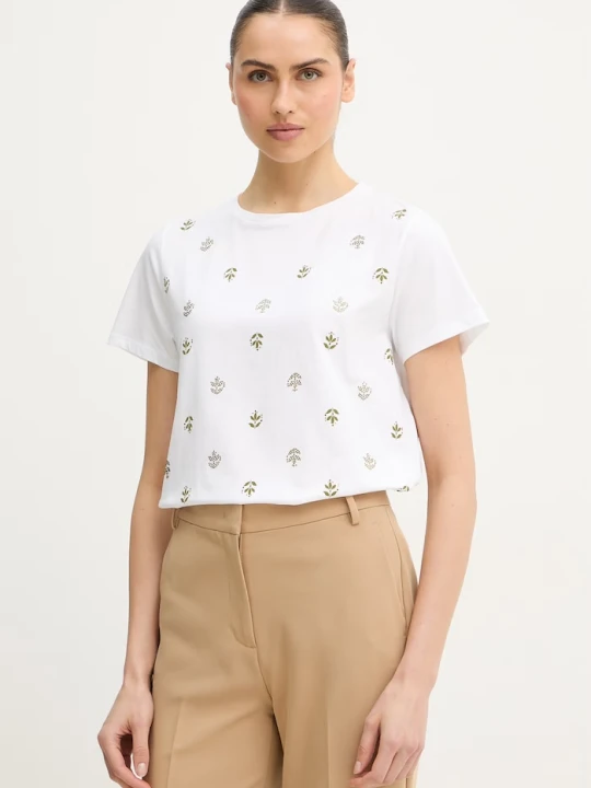 Zdjęcie produktu Marella t-shirt bawełniany Emme by Marella biały
