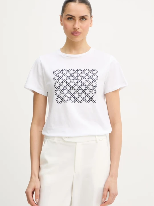 Zdjęcie produktu Marella t-shirt bawełniany Emme by biały