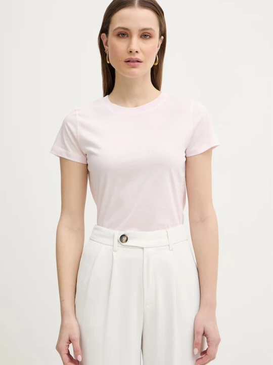 Zdjęcie produktu Marella t-shirt bawełniany MLMEURO różowy