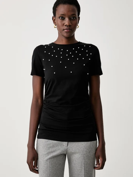 Zdjęcie produktu Marella T-shirt damski bawełniany MLLMITICO czarny