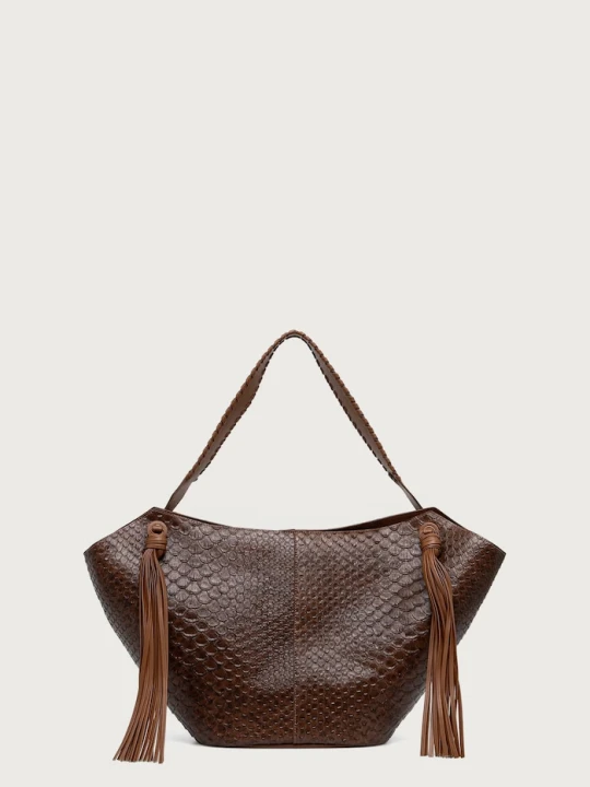 Zdjęcie produktu Marella torebka shopper damska z imitacji skóry MLLBASTIA brązowy