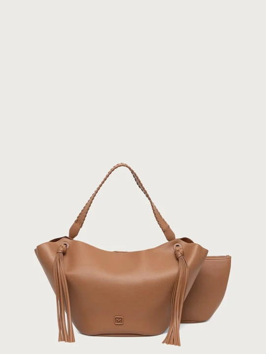 Zdjęcie produktu Marella torebka shopper damska z imitacji skóry MLLPERLE brązowy