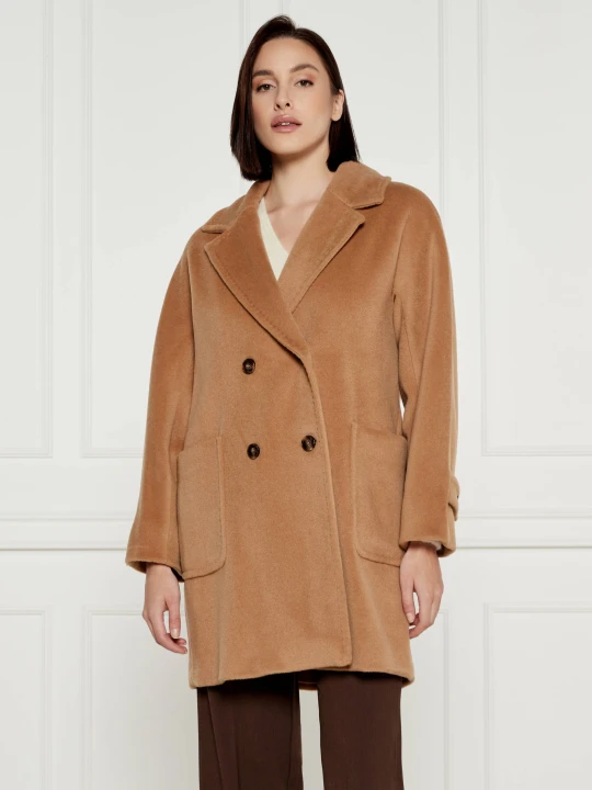 Zdjęcie produktu Marella Wełniany płaszcz camel