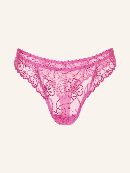 Zdjęcie produktu Marie Jo Stringi Jane Z Ozdobnymi Perełkami lila MOCNORÓŻOWY