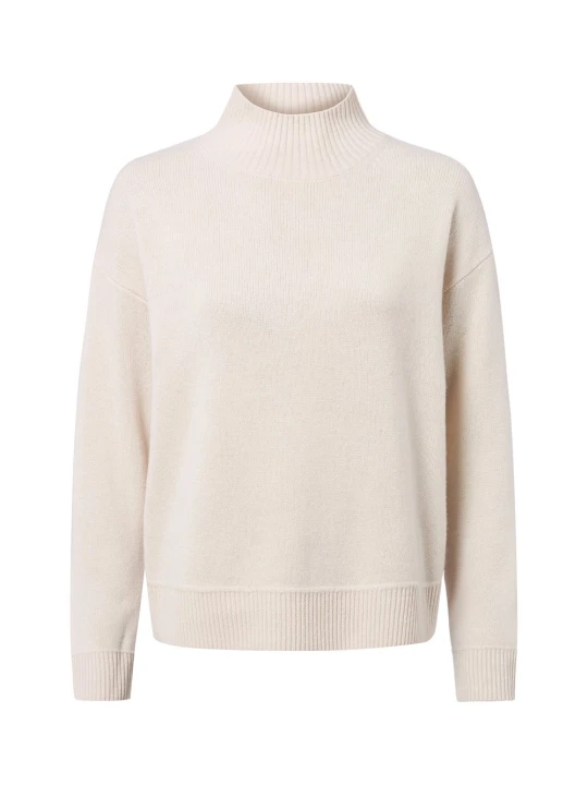 Zdjęcie produktu Marie Lund sweter merino Kobiety Wełna merino beżowy