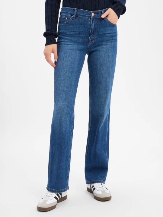 Zdjęcie produktu Marie Lund Dżinsy o kroju bootcut Kobiety Bawełna niebieski