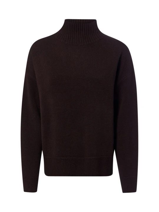 Zdjęcie produktu Marie Lund sweter merino Kobiety Wełna brązowy