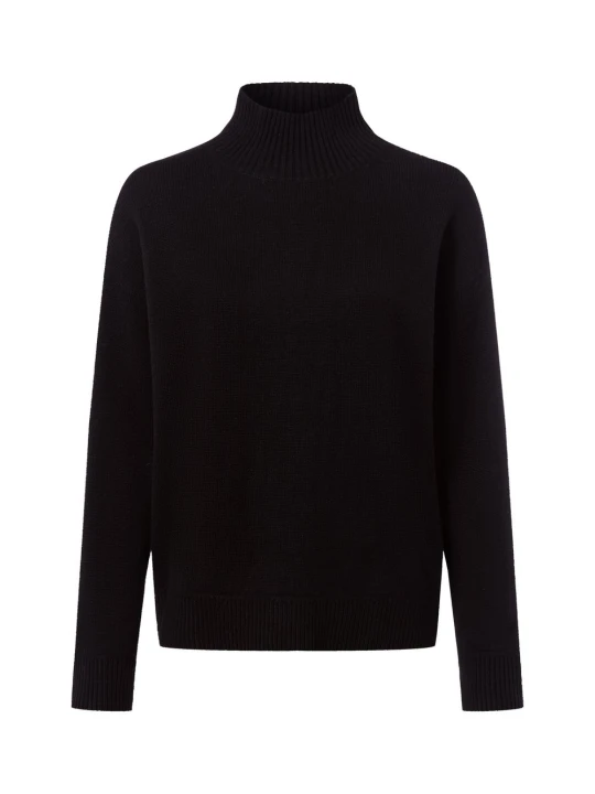 Zdjęcie produktu Marie Lund sweter merino Kobiety Wełna merino czarny