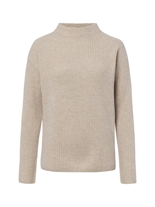 Zdjęcie produktu Marie Lund Sweter z dzianiny merino Kobiety Wełna merino beżowy