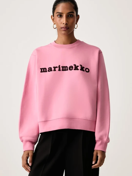 Zdjęcie produktu Marimekko bluza damska z bawełną różowy