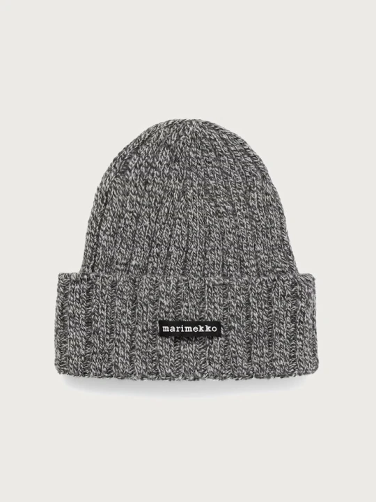 Zdjęcie produktu Marimekko czapka beanie damska wełniana szary
