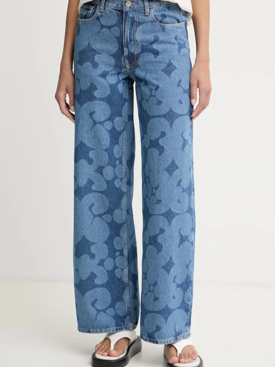 Zdjęcie produktu Marimekko jeansy relaxed fit damskie niebieski