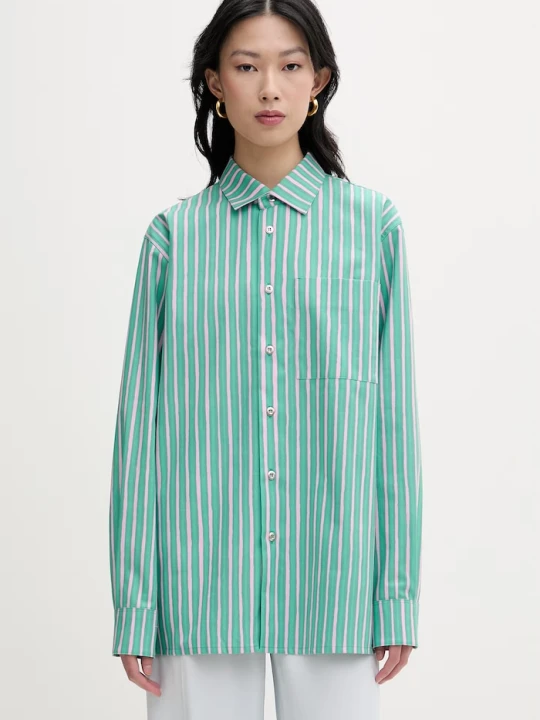Zdjęcie produktu Marimekko koszula damska bawełniana zielony