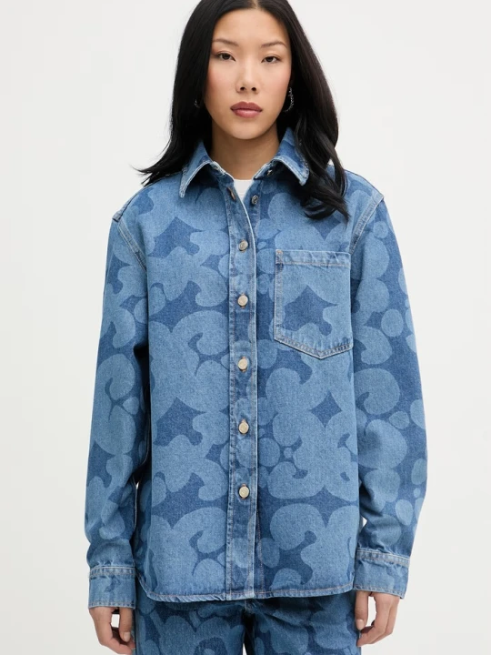 Zdjęcie produktu Marimekko koszula damska jeansowa niebieski