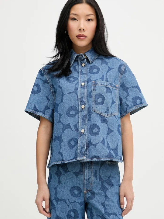 Zdjęcie produktu Marimekko koszula damska jeansowa niebieski