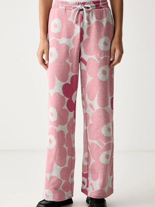 Zdjęcie produktu Marimekko spodnie dresowe damskie bawełniane różowy