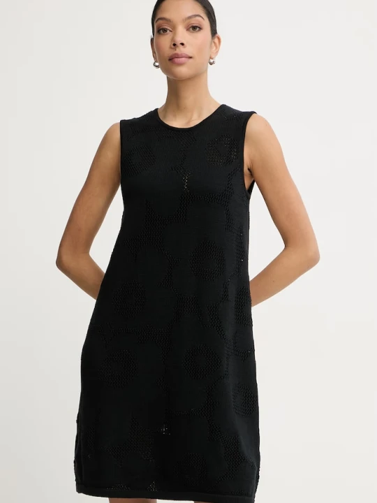 Zdjęcie produktu Marimekko sukienka letnia bawełniana czarny