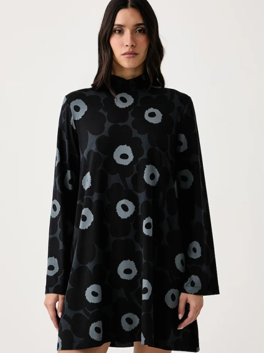 Zdjęcie produktu Marimekko sukienka z wiskozą czarny