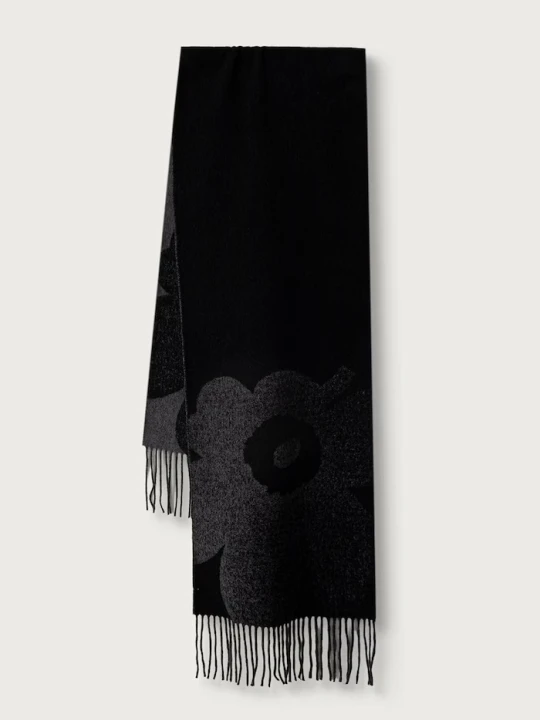 Zdjęcie produktu Marimekko szalik damski z wełną czarny
