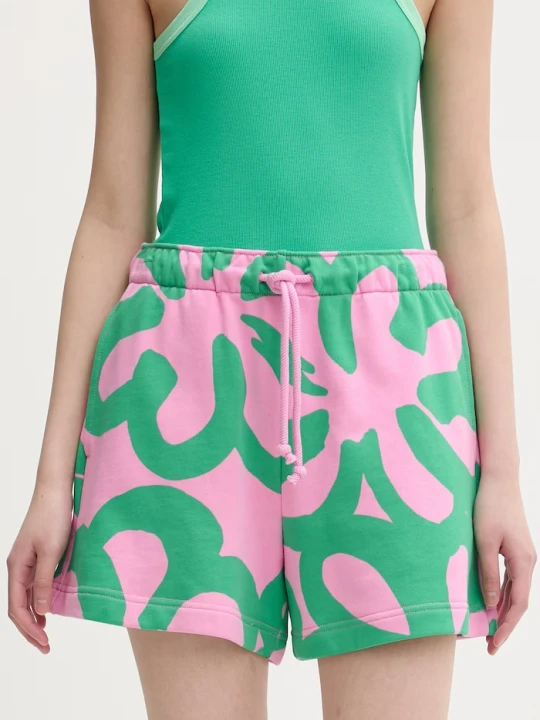 Zdjęcie produktu Marimekko szorty dresowe damskie bawełniane różowy