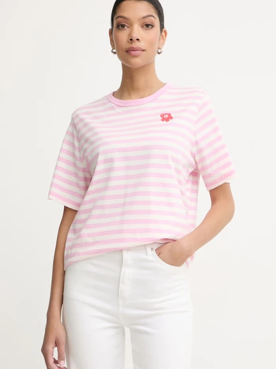Zdjęcie produktu Marimekko t-shirt basic damski bawełniany różowy