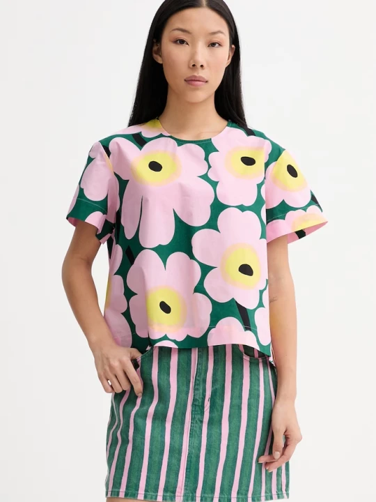 Zdjęcie produktu Marimekko T-shirt damski bawełniany różowy