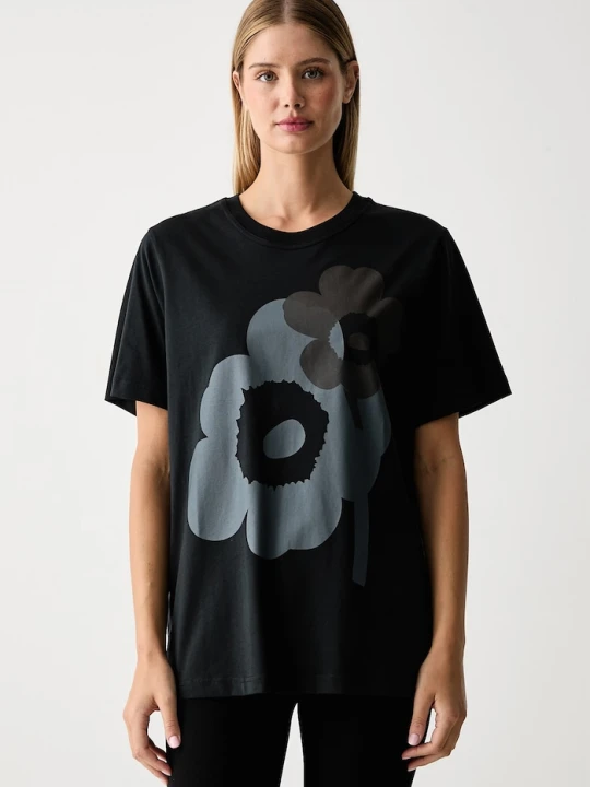 Zdjęcie produktu Marimekko T-shirt damski bawełniany czarny