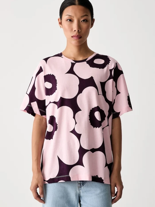 Zdjęcie produktu Marimekko T-shirt damski bawełniany różowy