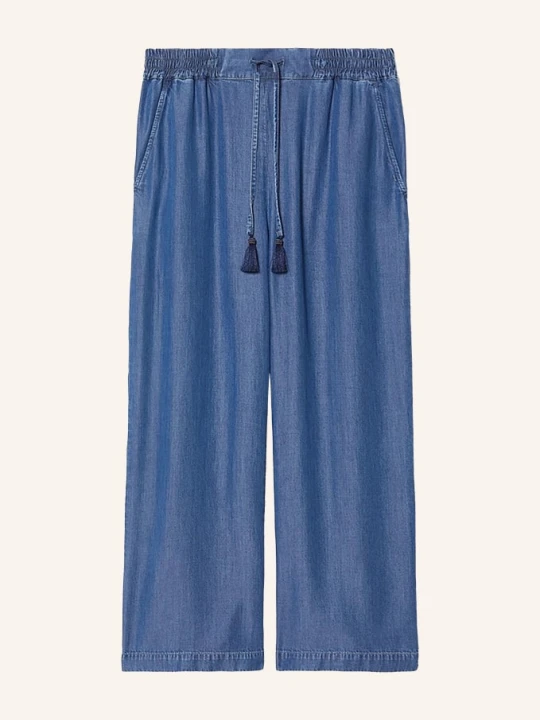 Zdjęcie produktu Marina Rinaldi Spodnie Z Marlowej Tkaniny Mrsbig W Stylu Jeansowym blau NIEBIESKI