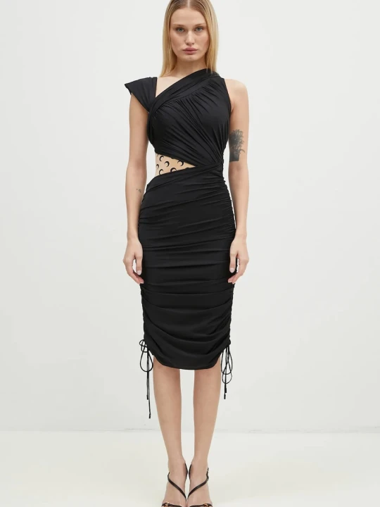 Zdjęcie produktu Marine Serre sukienka Draped Jersey Draped Dress