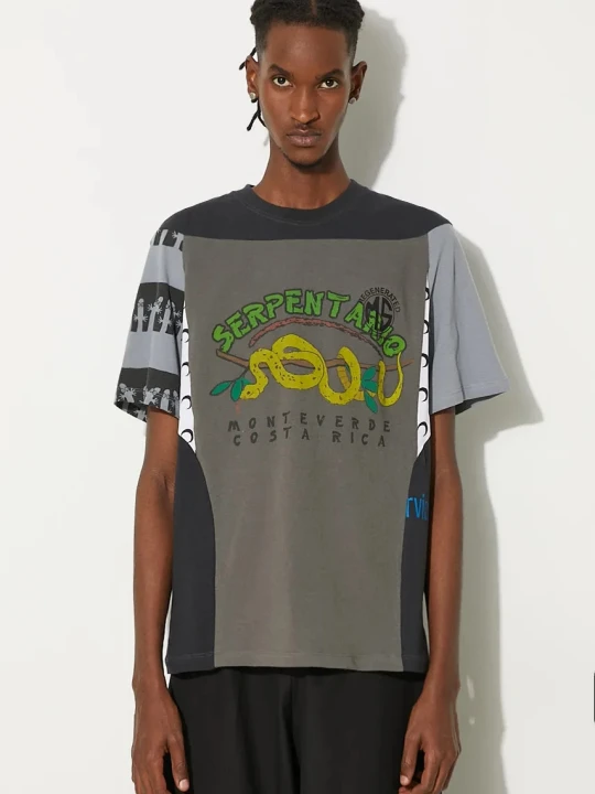 Zdjęcie produktu Marine Serre t-shirt Regenerated Graphic T-Shirts Regular Fit T-Shirt