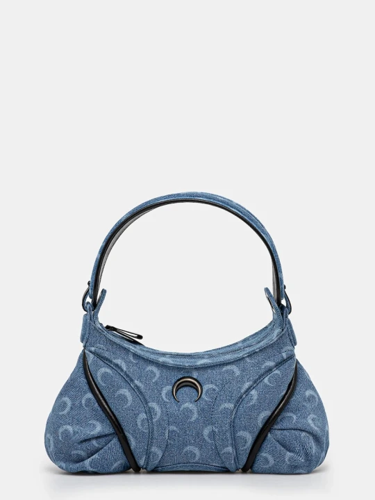 Zdjęcie produktu Marine Serre torebka Moon Laser Denim Futura