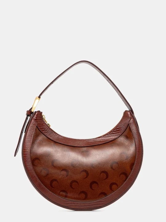 Zdjęcie produktu Marine Serre torebka skórzana Moon Airbrushed Leather Eclips
