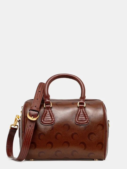 Zdjęcie produktu Marine Serre torebka skórzana Moon Airbrushed Leather Strike