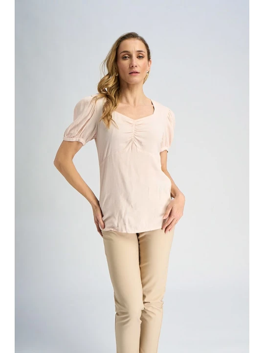 Zdjęcie produktu Marks & Spencer Bluzka w kolorze jasnoróżowym rozmiar: 36