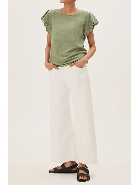 Zdjęcie produktu Marks & Spencer Koszulka w kolorze khaki rozmiar: 34